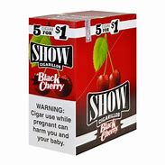 SHOW - SHOW CIGARILLOS 5 FOR $1 BLACK CHERRY